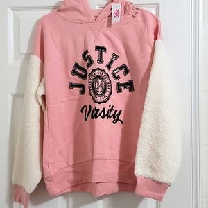 Girls/Women's Justice Sherpa Sleeve Hoodie